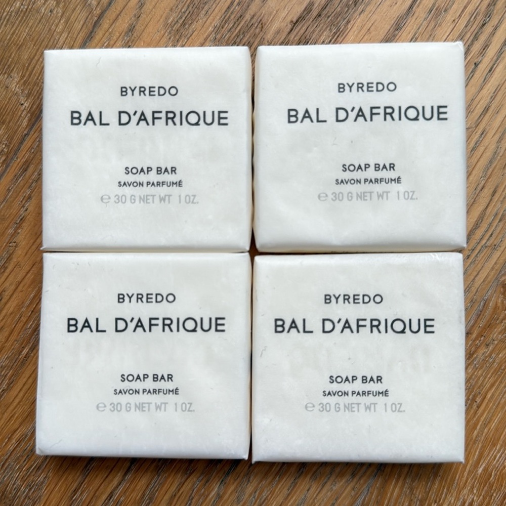 NEW Byredo Bal D’Afique Soap Bar - 30g / 1oz (Set of 4)